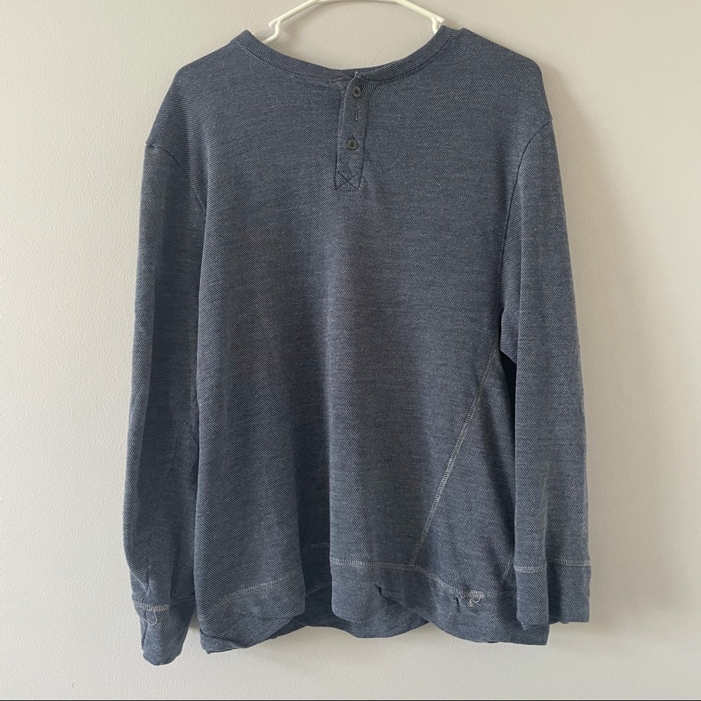 Dark blue with white threads PD&C long sleeve
